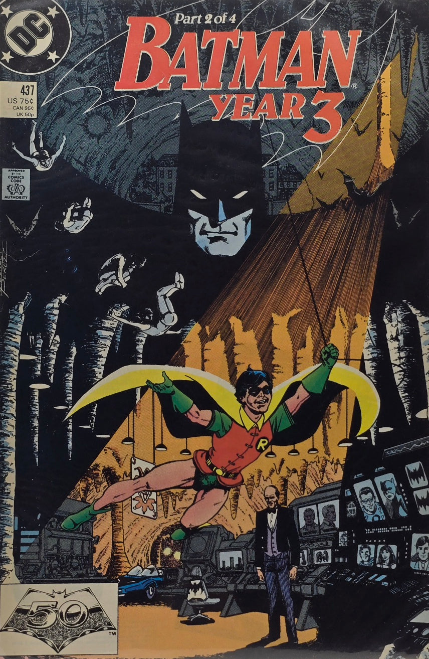 Batman #437 — Year Three, Part 2 of 4 (DC Comics, 1989)