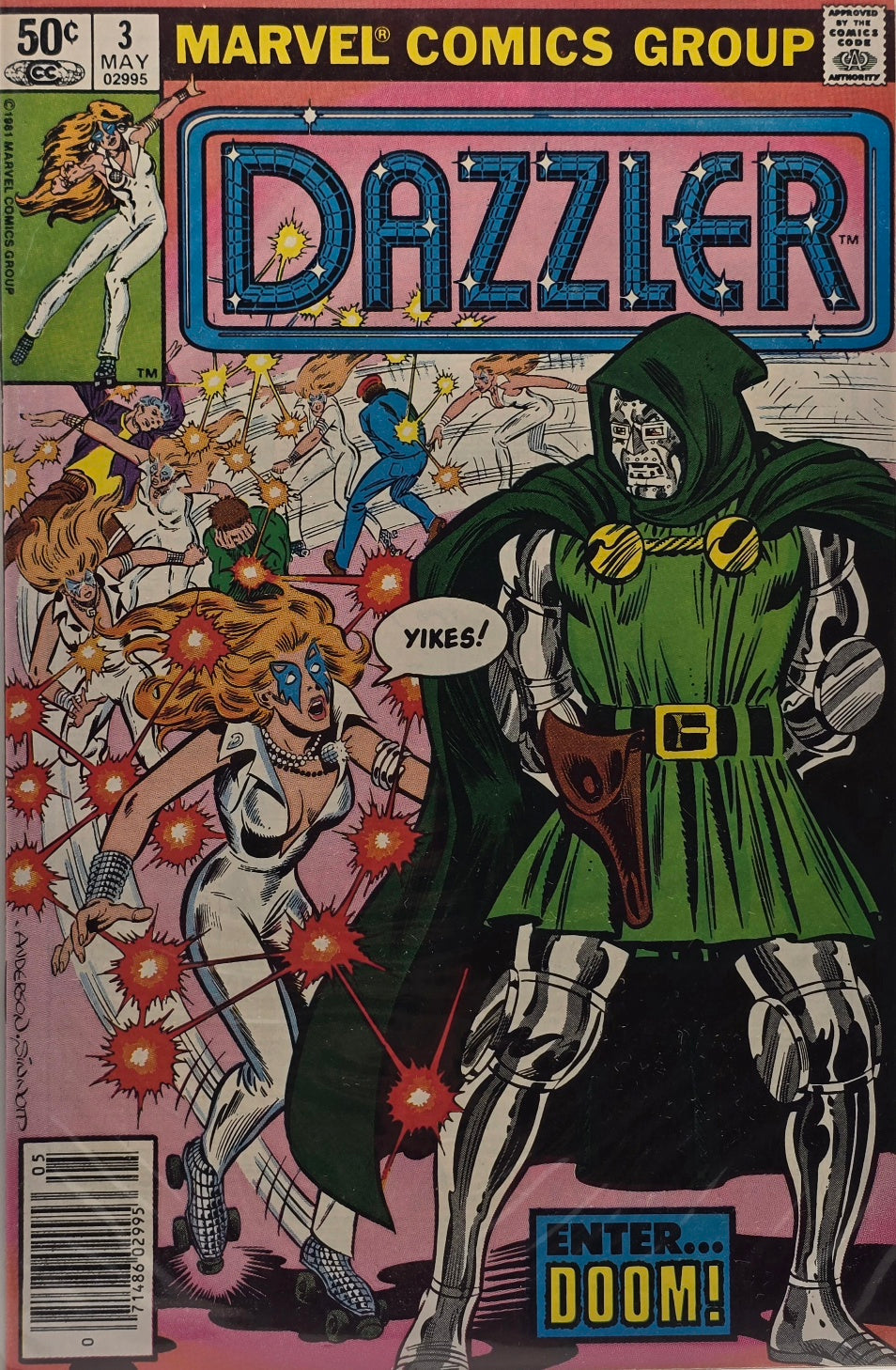 Dazzler #3 (May 1981) — "Enter... Doom!" Doctor Doom Appearance
