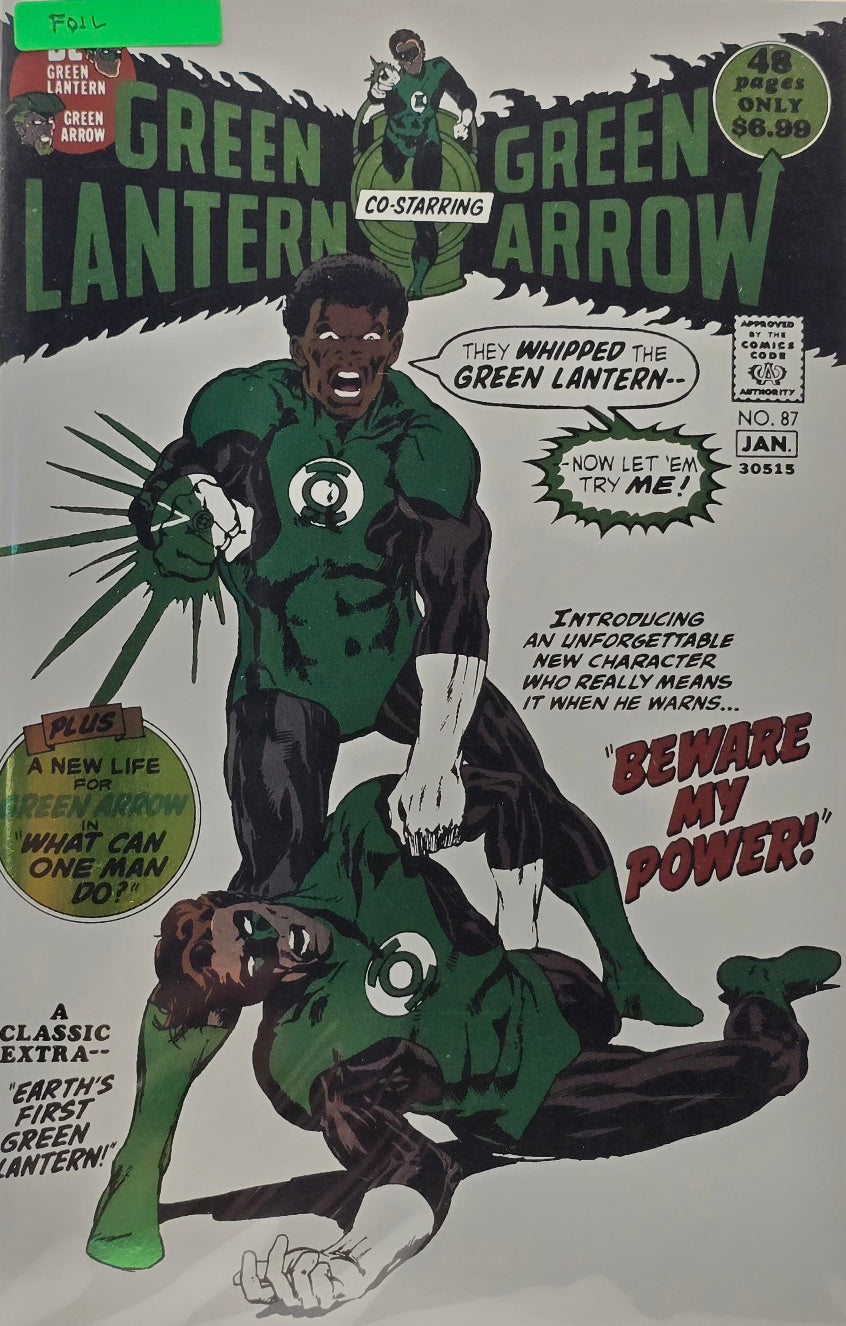 Green Lantern / Green Arrow #87 (Foil Facsimile Edition) — 1st Appearance of John Stewart