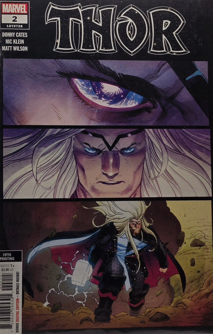Thor #2 — Fifth Printing (Legacy #728 — Cates / Klein / Wilson)