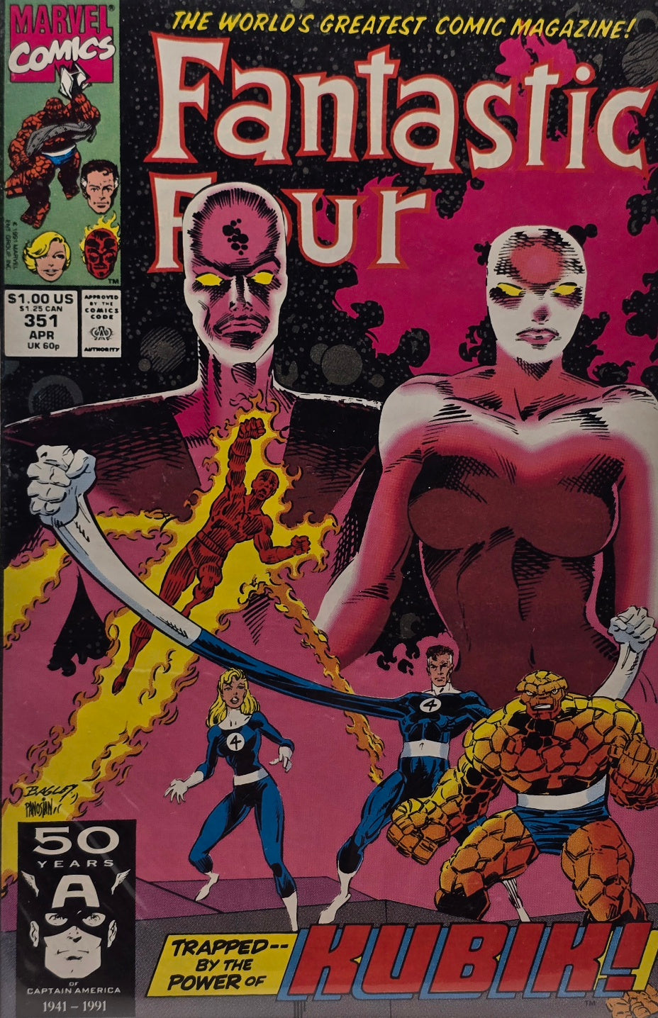 Fantastic Four #351 (Apr 1991) Marvel Comics