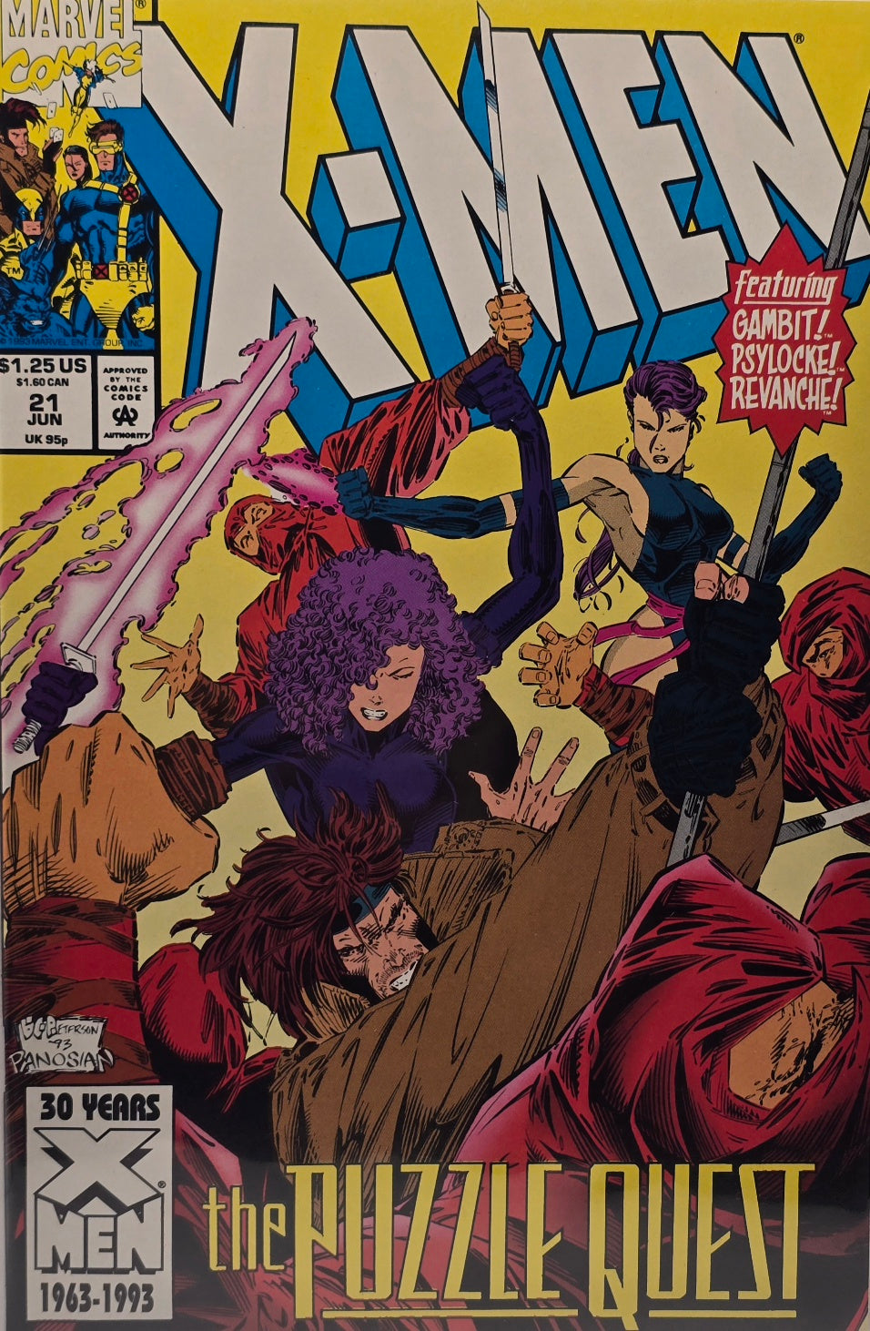 X-Men #21 — The Puzzle Quest (June 1993)