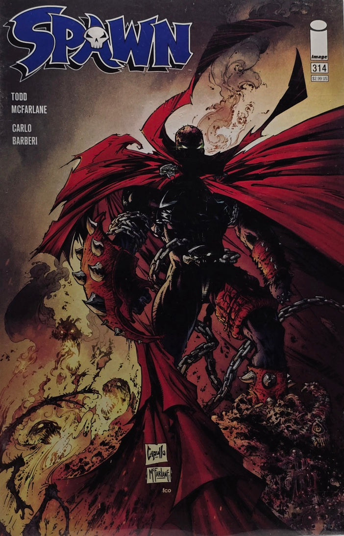 Spawn #314 — Greg Capullo Cover (McFarlane / Barberi — Image Comics)