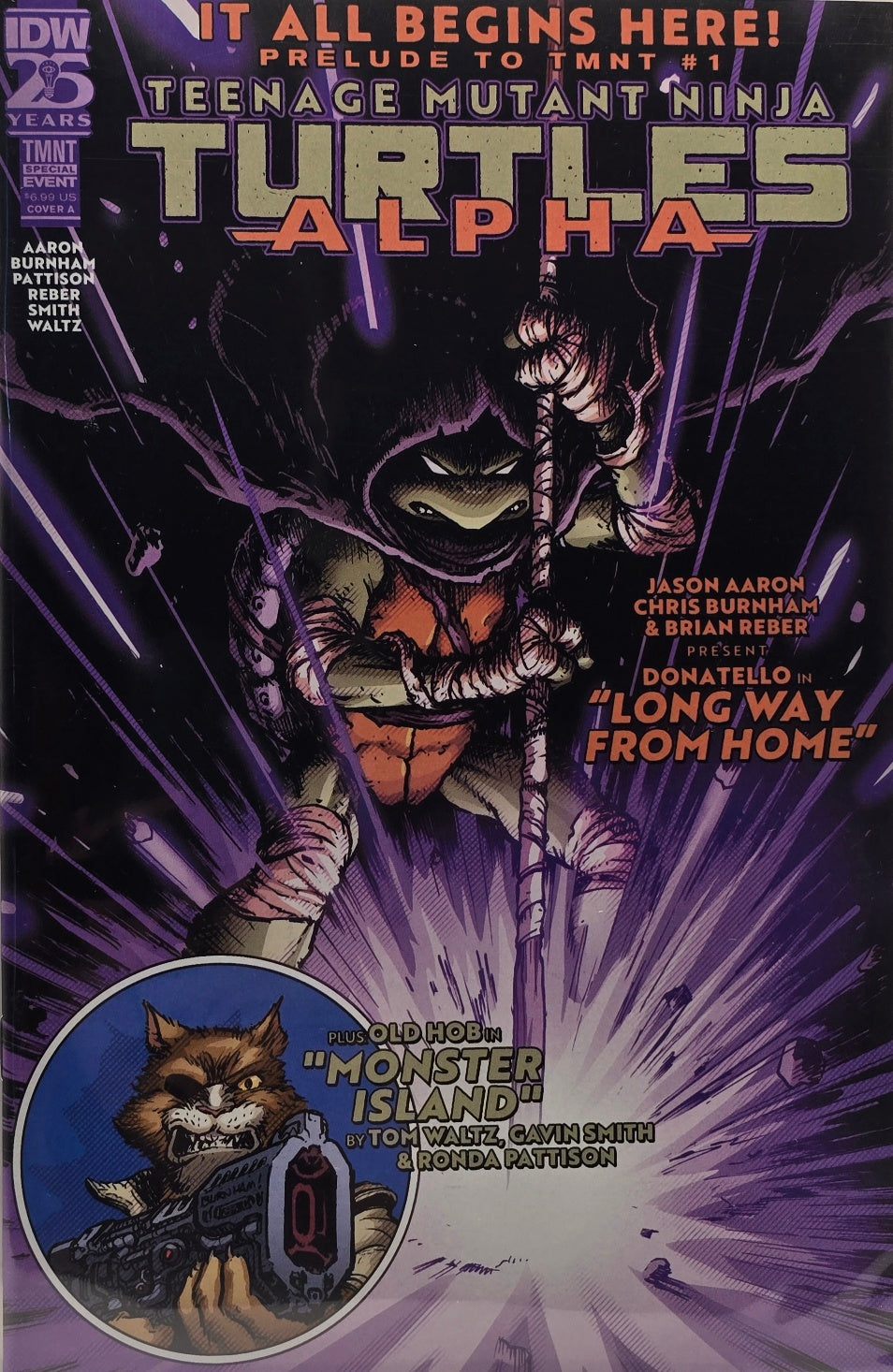 Teenage Mutant Ninja Turtles: Alpha — Prelude to TMNT #1, Cover A (IDW Publishing)