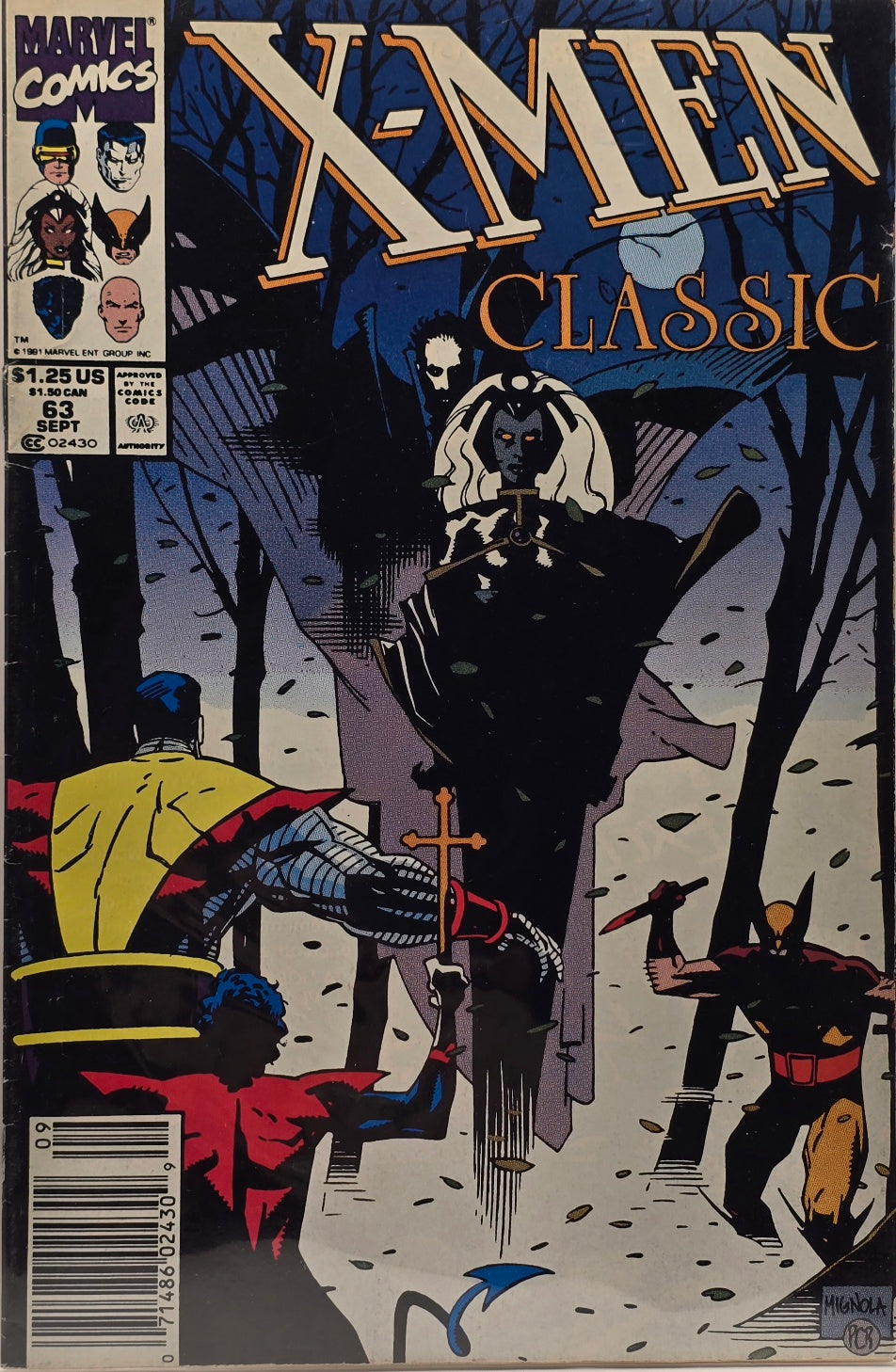 X-Men Classic #63 — Storm by Mike Mignola (September 1991)