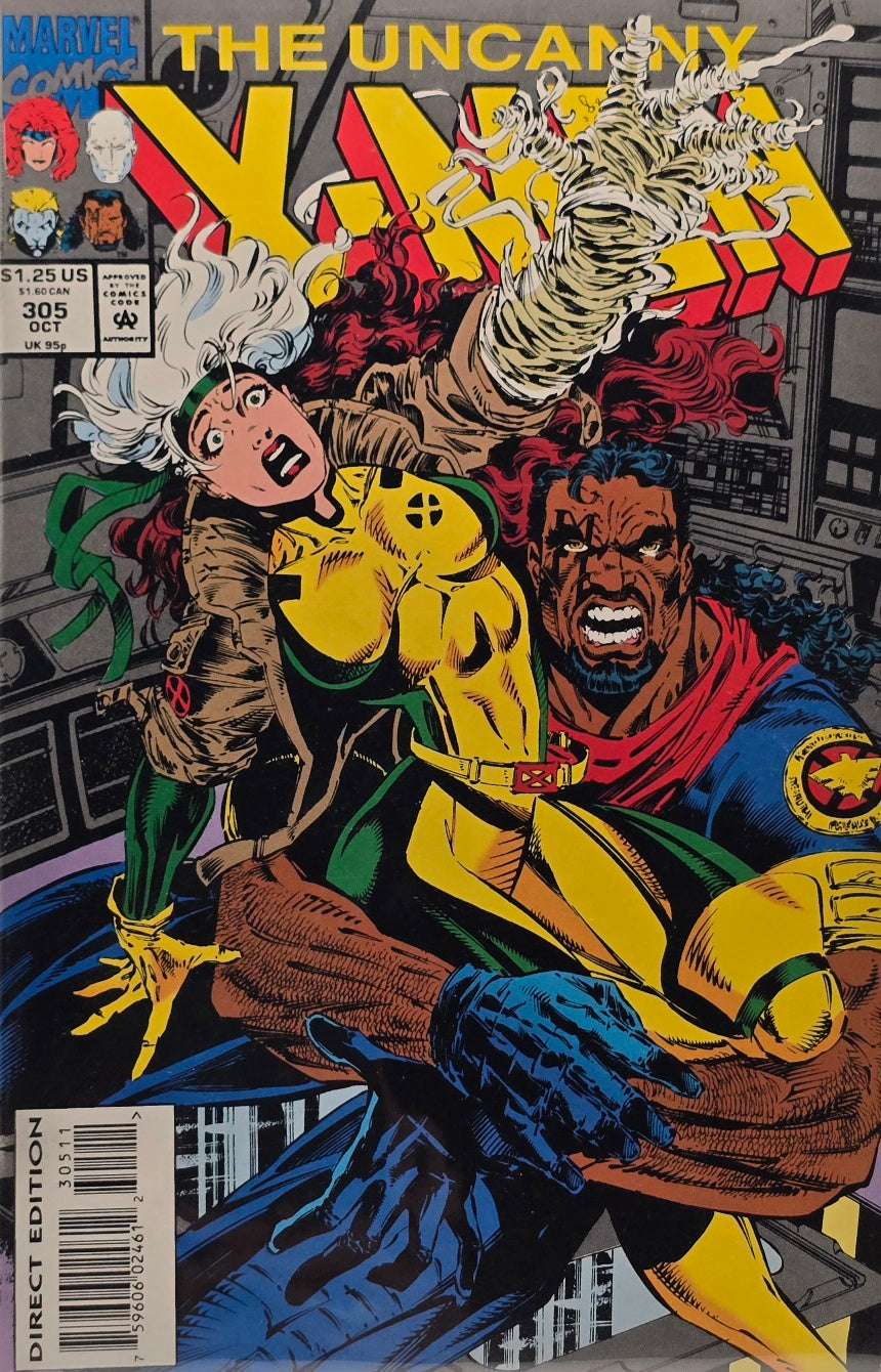 Uncanny X-Men #305 — Rogue & Bishop (October 1993)