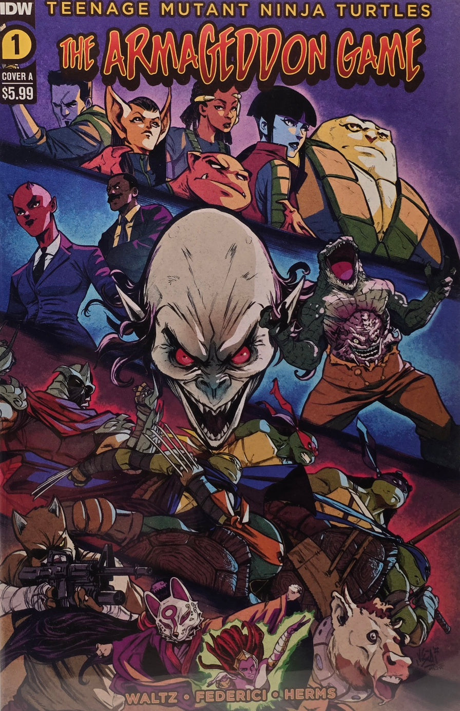 Teenage Mutant Ninja Turtles: The Armageddon Game #1 — Cover A