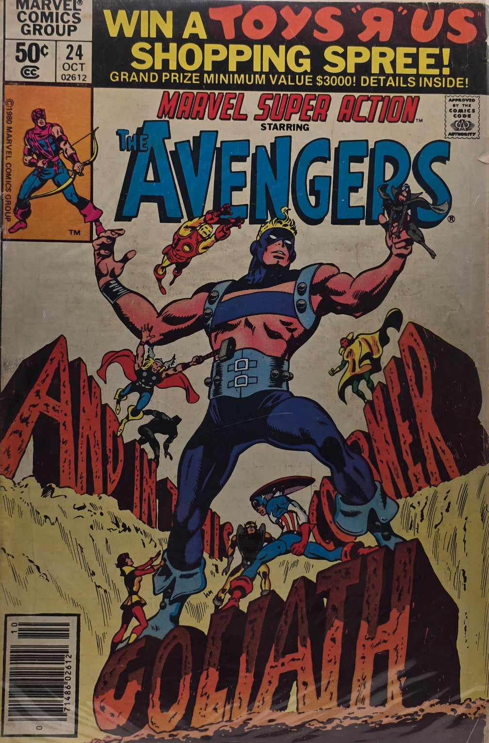 Marvel Super Action #24 — The Avengers: Goliath (Marvel Comics, 1980)