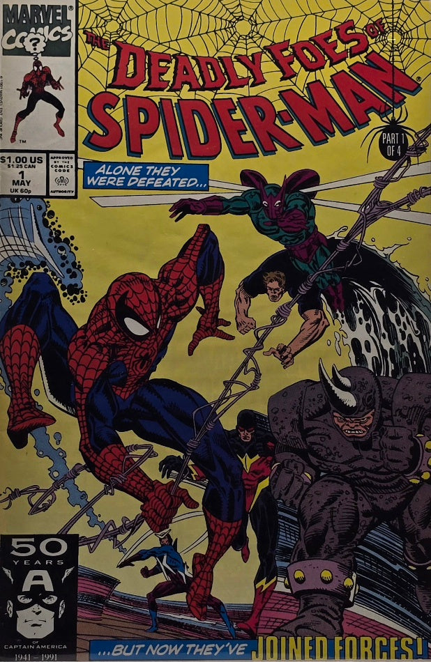 Deadly Foes of Spider-Man #1 — Part 1 of 4 (Marvel, May 1991)