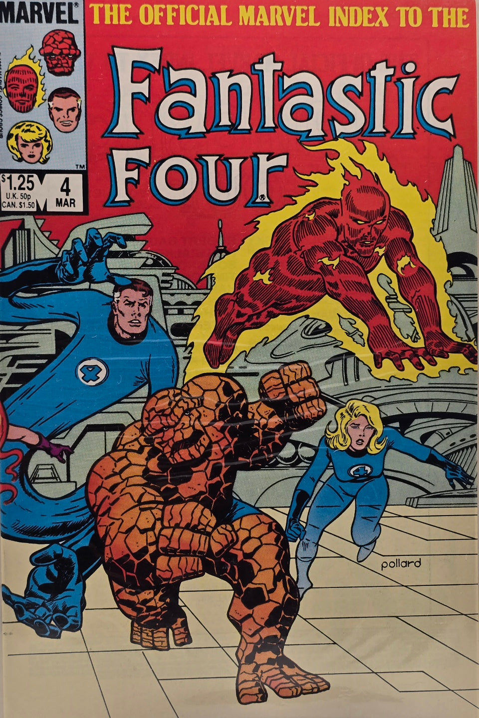 The Official Marvel Index to the Fantastic Four #4 (March 1986)