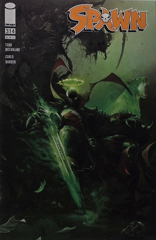 Spawn #314 — Cover B (Todd McFarlane / Carlo Barberi — Image Comics)