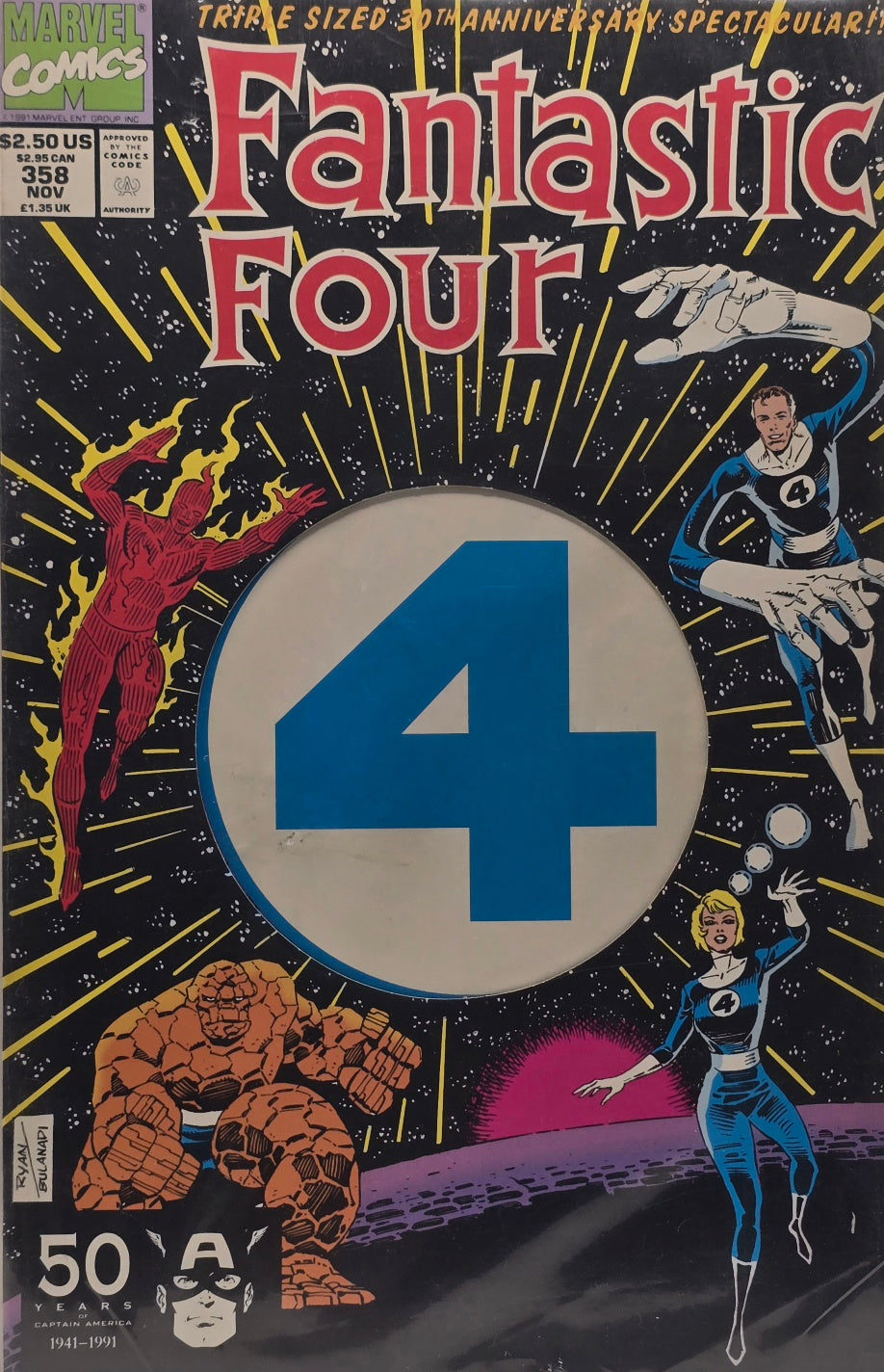 Fantastic Four #358 — Triple-Sized 30th Anniversary Spectacular (Marvel Comics, November 1991)