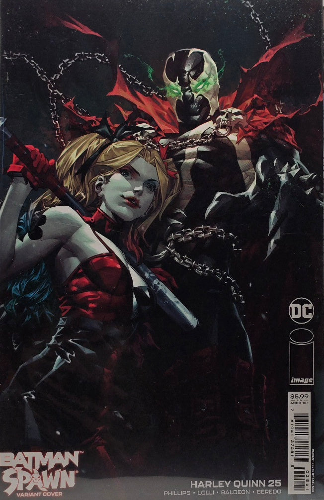 Harley Quinn #25 (Batman/Spawn Variant Cover)