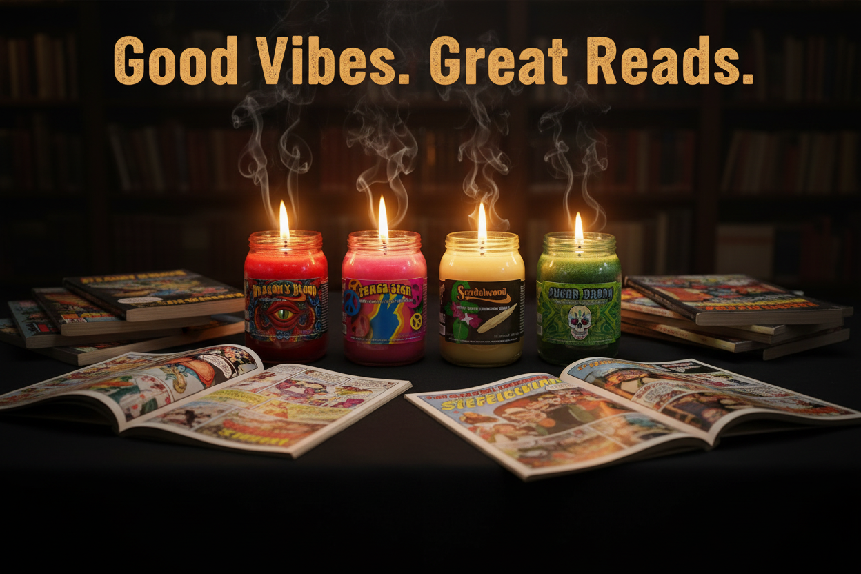 Candles & Comics Banner - Your Candles