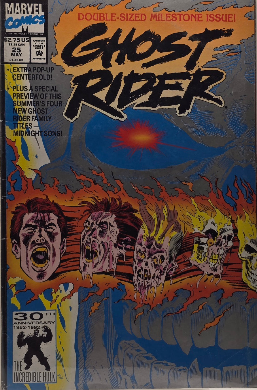 Ghost Rider #25 (May 1992 — Double-Sized Milestone Issue)