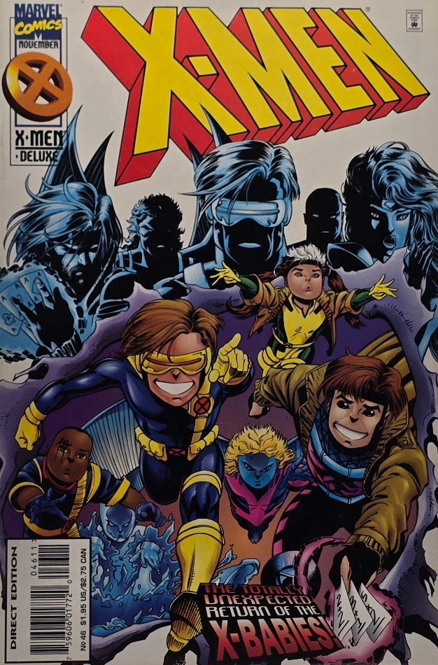 X-Men #46 — Deluxe Edition: The Totally Unexpected Return of the X-Babies! (Marvel, November 1995)