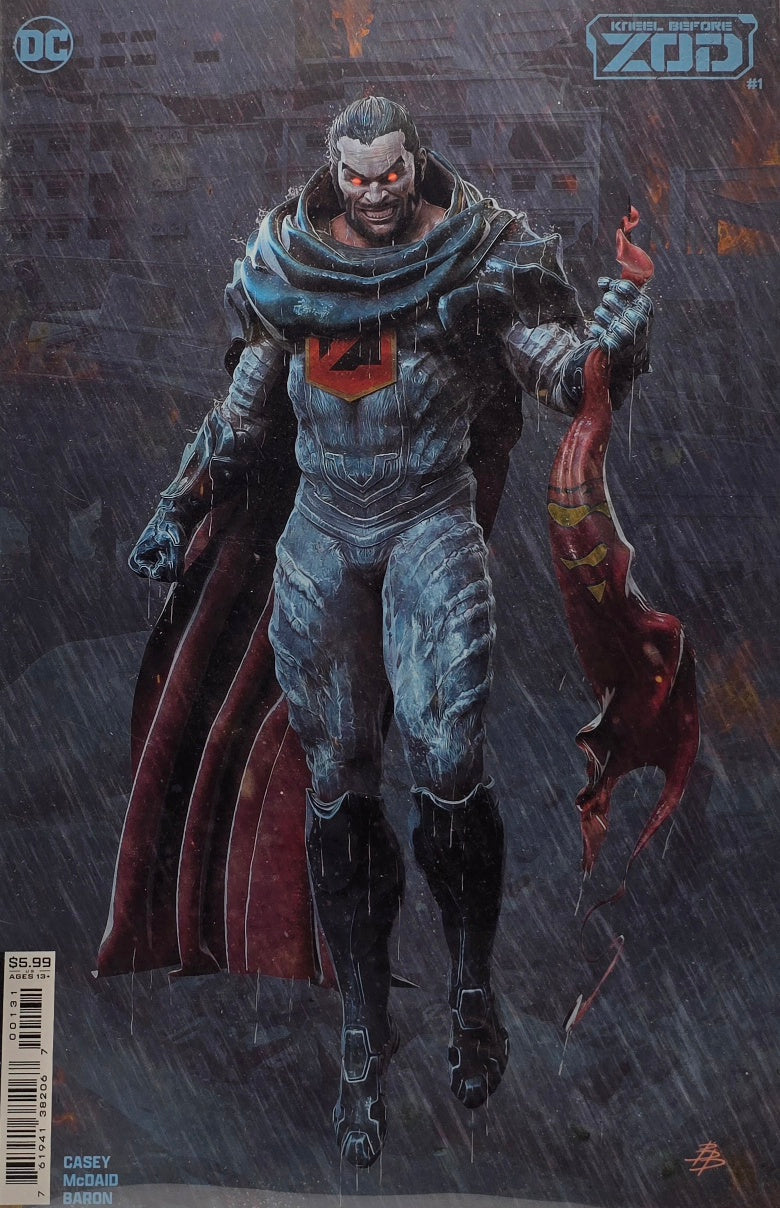 Kneel Before Zod #1 (Main Cover — Casey / McDaid / Baron)