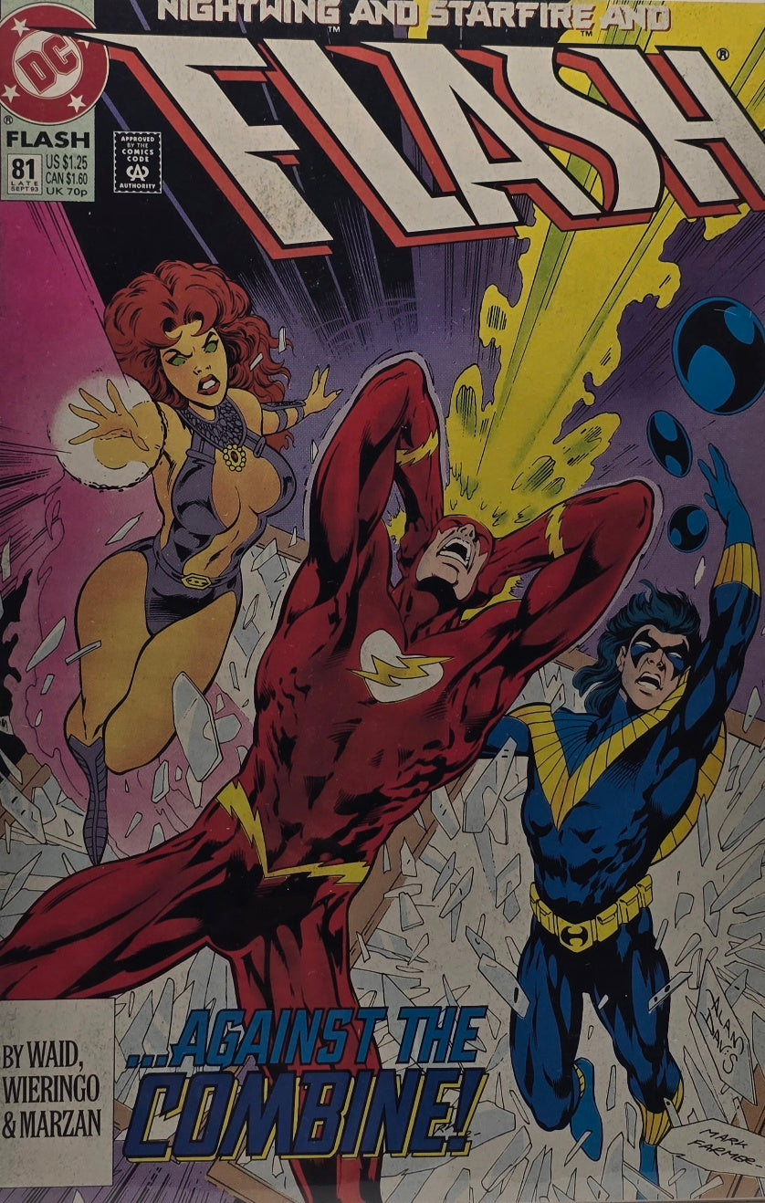 The Flash #81 — Nightwing & Starfire: Against the Combine! (September 1993)