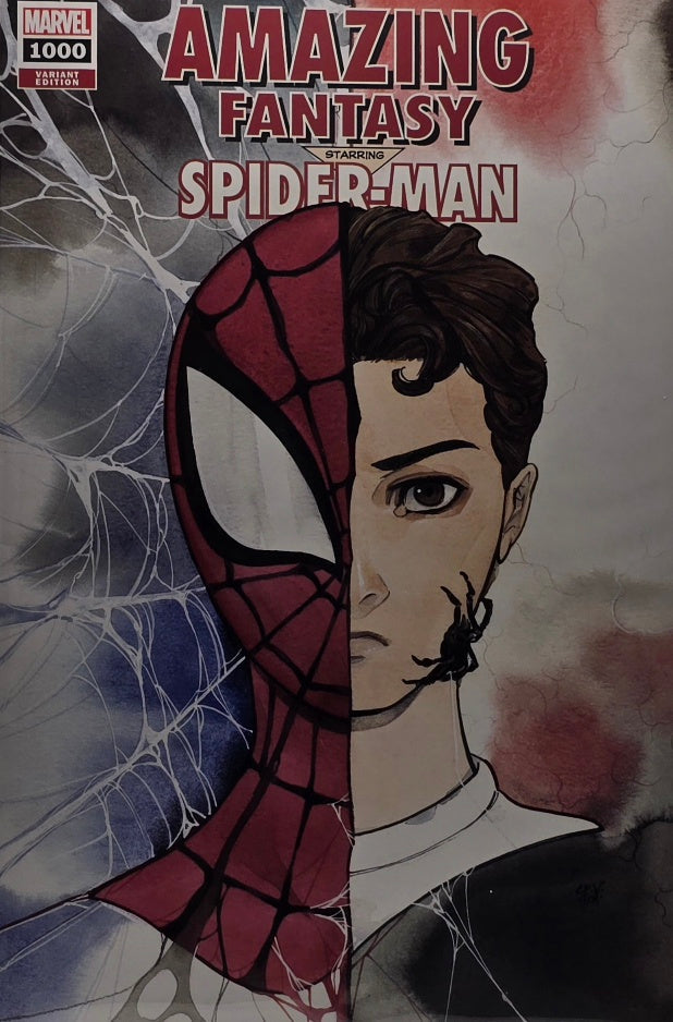 Amazing Fantasy #1000 — Variant Edition (Split Face Peter Parker / Spider-Man Cover — Marvel)