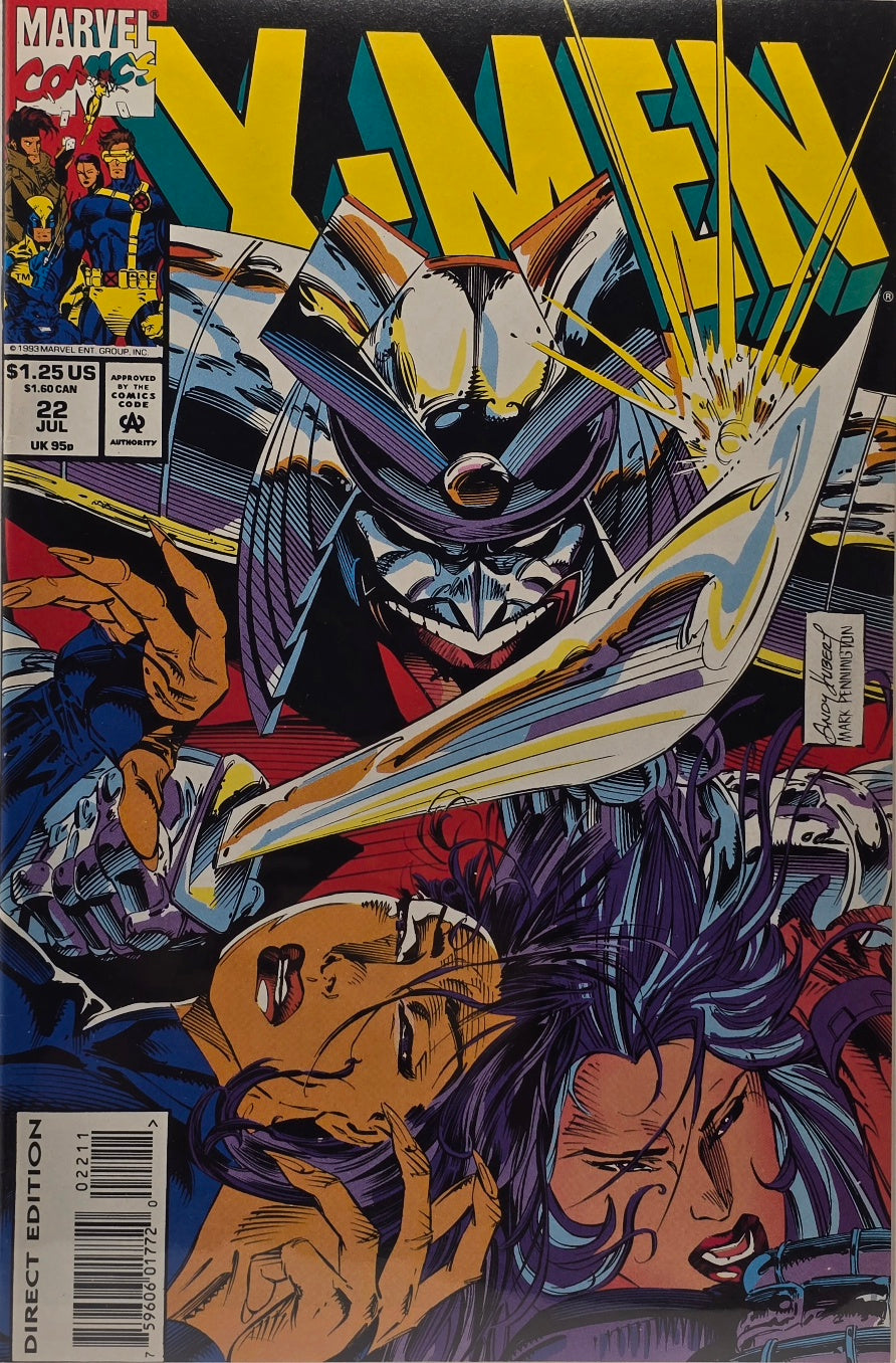 X-Men #22 — Silver Samurai! (July 1993)