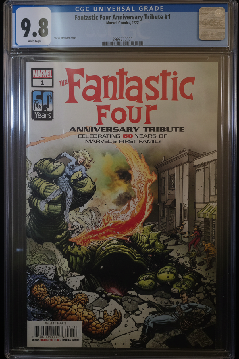 Fantastic Four Anniversary Tribute #1 CGC 9.8 - Cleaned