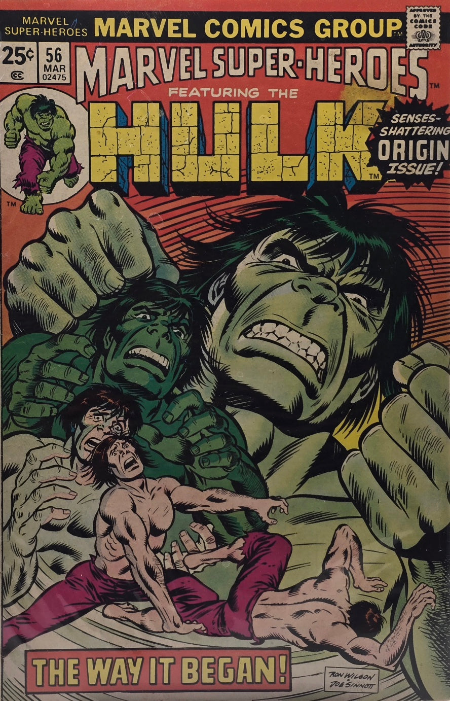 Marvel Super-Heroes #56 — Featuring the Hulk: The Way It Began! (Marvel Comics, March 1977)