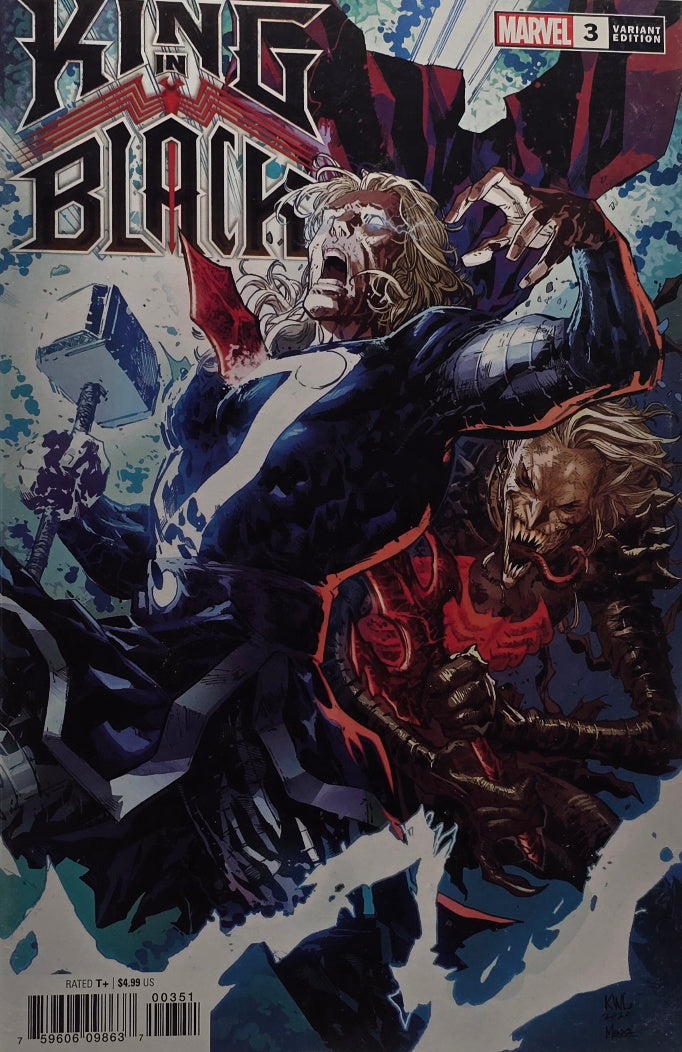 King in Black #3 — Variant Edition (Thor vs. Knull — Cates / Stegman)