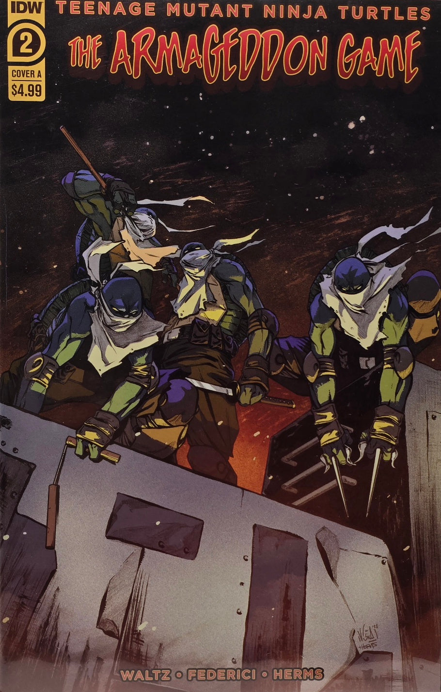 Teenage Mutant Ninja Turtles: The Armageddon Game #2 (Cover A)