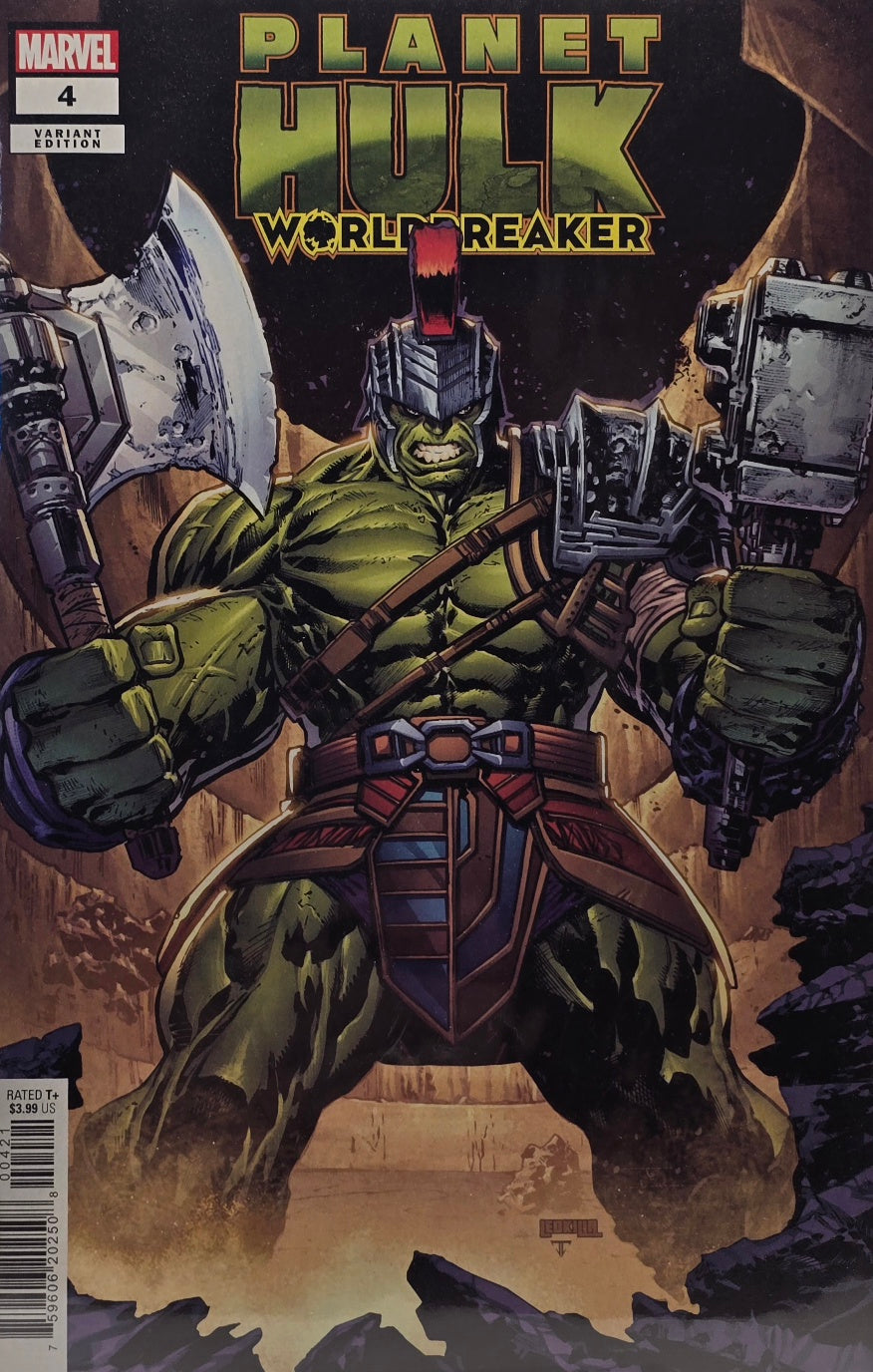Planet Hulk: Worldbreaker #4 — Variant Edition (Marvel Comics) — Gladiator Cover