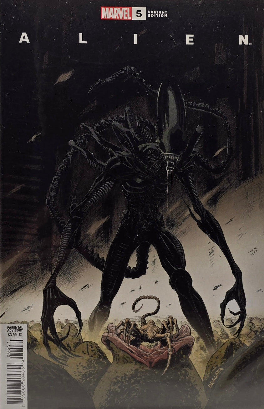 Alien #5 — Variant Edition (Marvel Comics) — Dragotta Cover
