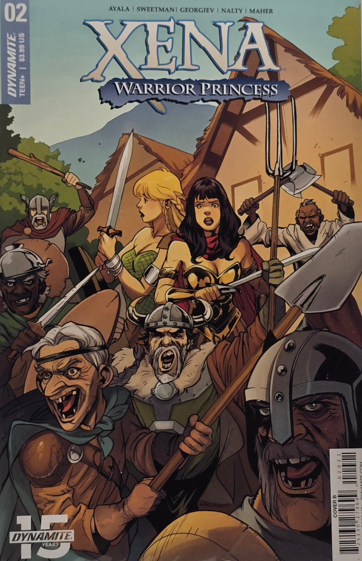 Xena: Warrior Princess #2 — Cover B (Ayala / Sweetman / Georgiev / Nalty / Maher — Dynamite)