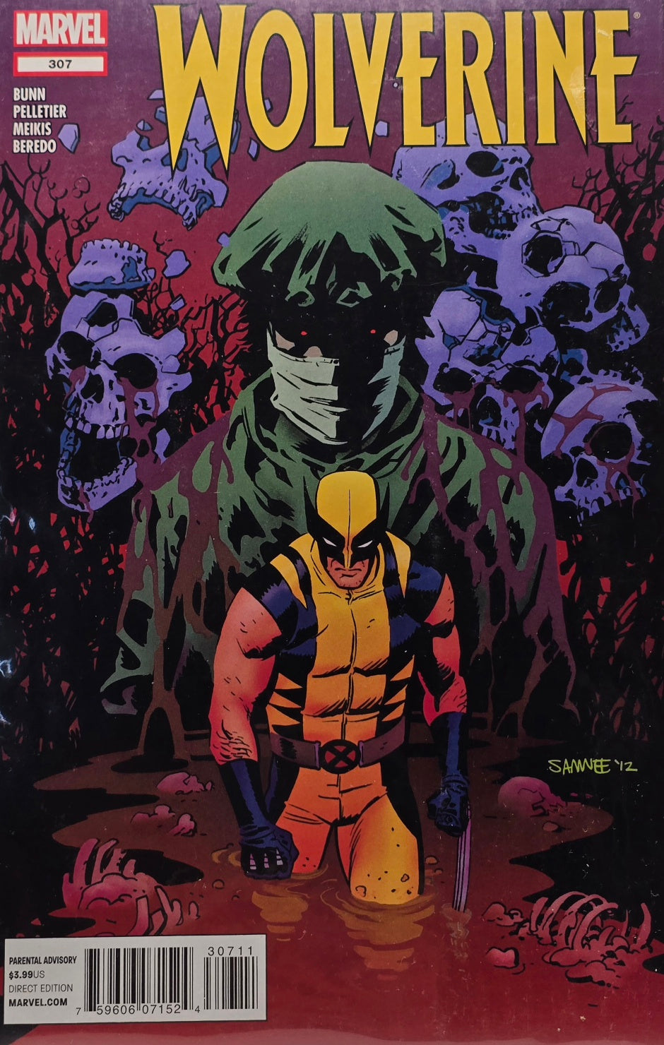 Wolverine #307 (2012) — Chris Samnee Cover