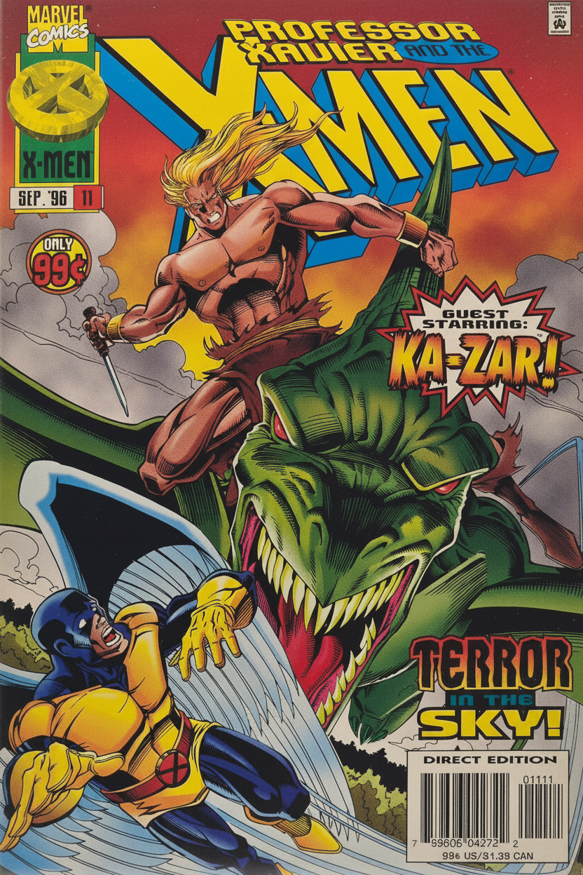 Professor Xavier and the X-Men #11 - Terror in the Sky feat. Ka-Zar (Sep '96)