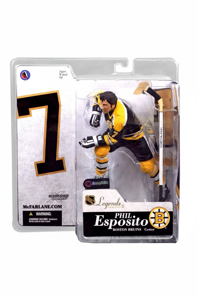 Phil Esposito Boston Bruins McFarlane NHL Legends Action Figure in package