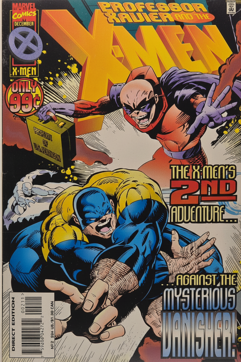 Professor Xavier and the X-Men #2 - Against the Mysterious Vanisher (Dec '95)