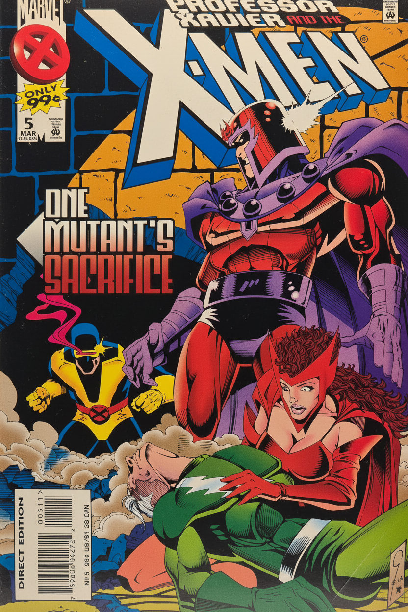 Professor Xavier and the X-Men #5 - One Mutant's Sacrifice (Mar '96)