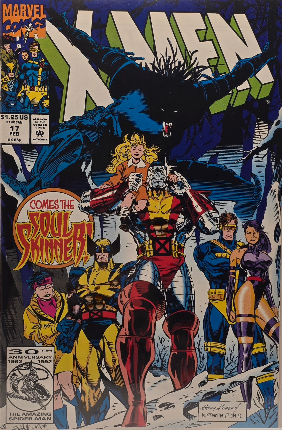X-Men #17 — Comes the Soul Skinner! (February 1993)