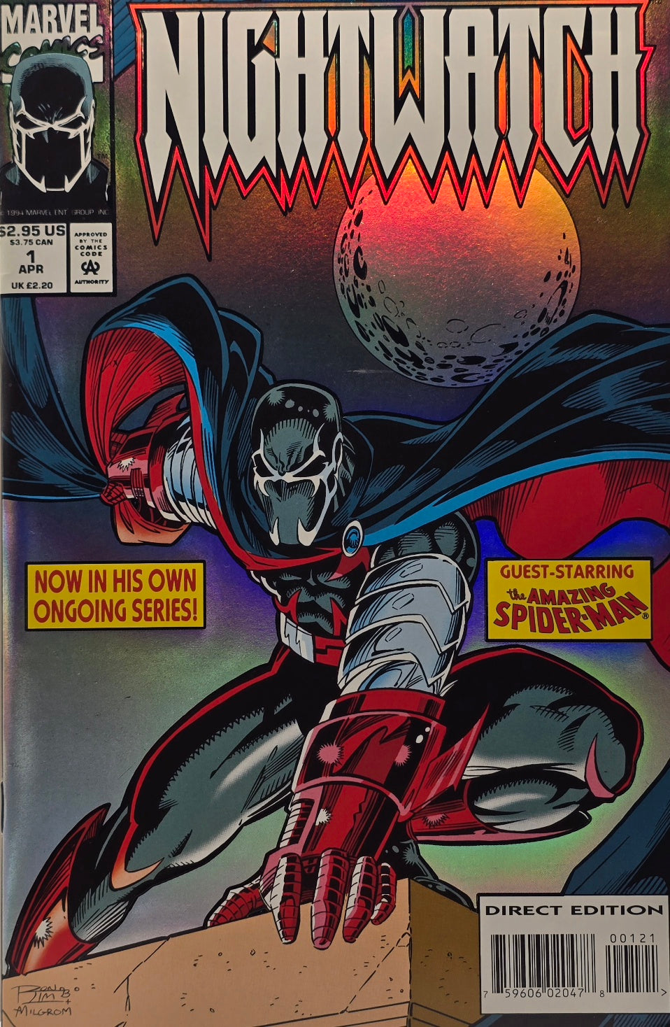 Nightwatch #1 (April 1994 — Hologram Cover)