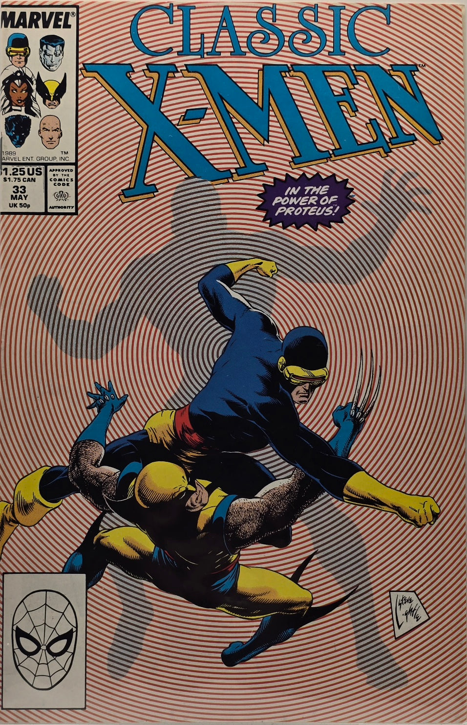 Classic X-Men #33 — In the Power of Proteus! (May 1989)