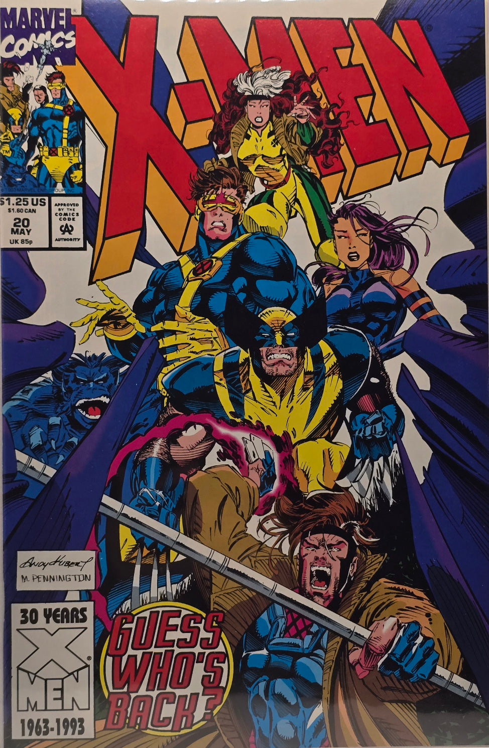 X-Men #20 — Guess Who's Back? (May 1993)