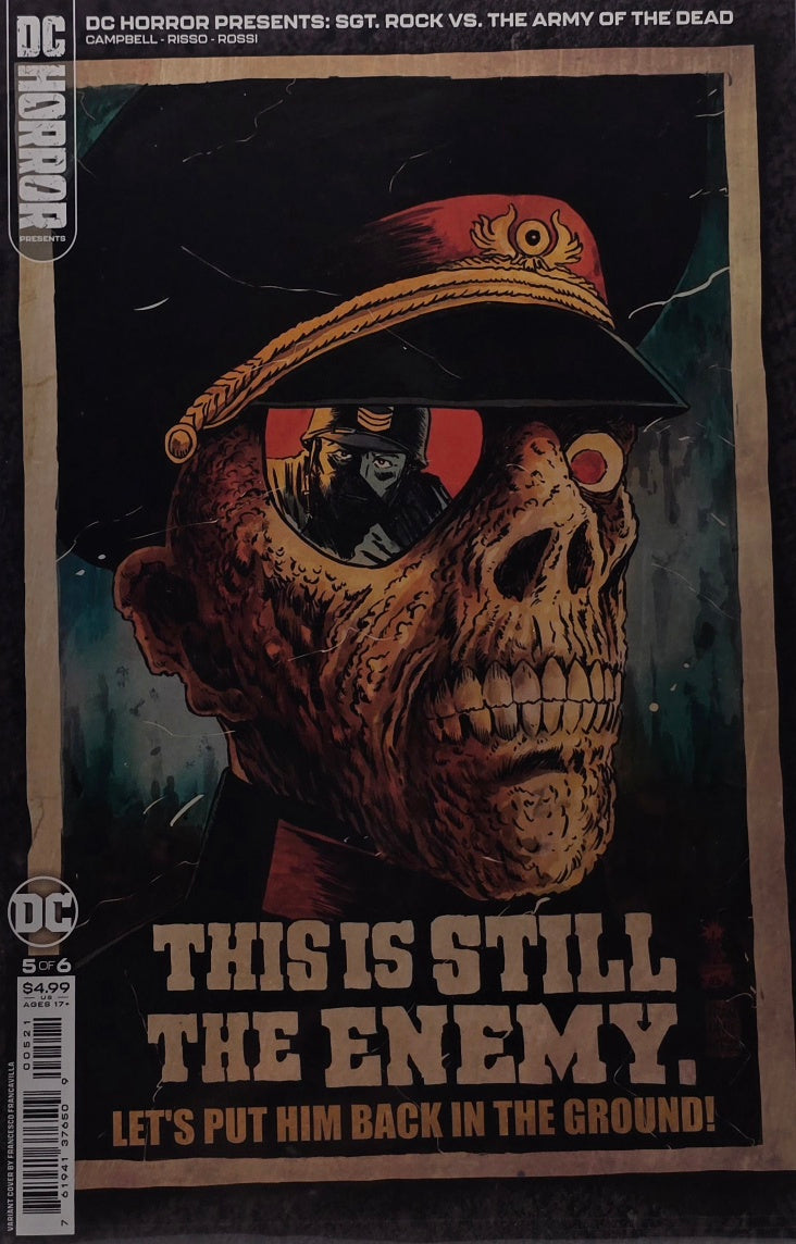 DC Horror Presents: Sgt. Rock vs. The Army of the Dead #5 (Francavilla Variant)