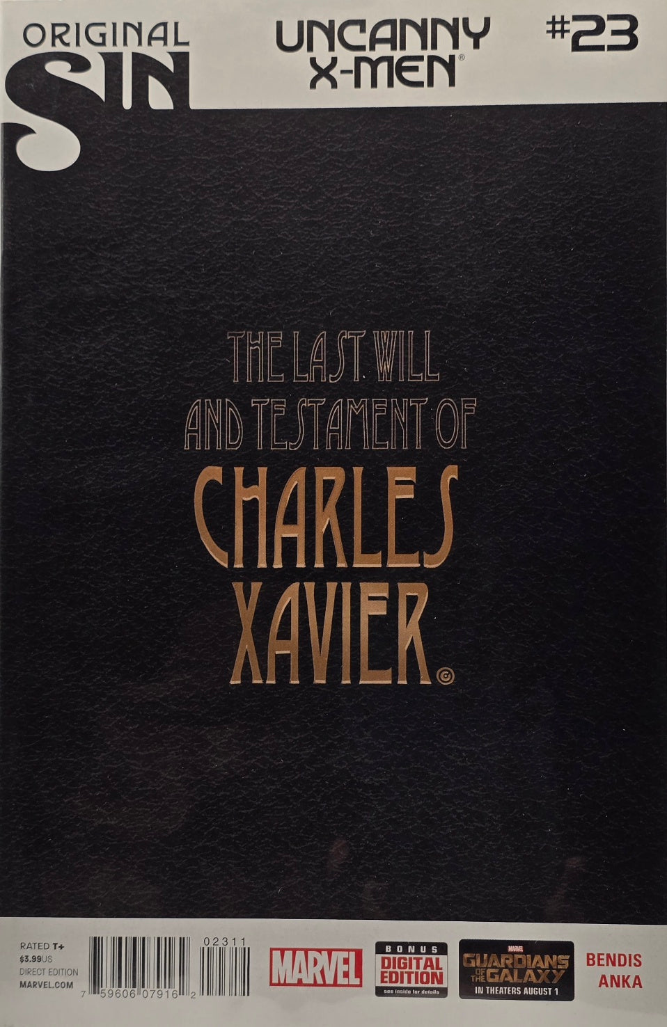 Uncanny X-Men #23 — Original Sin: The Last Will and Testament of Charles Xavier (2014)