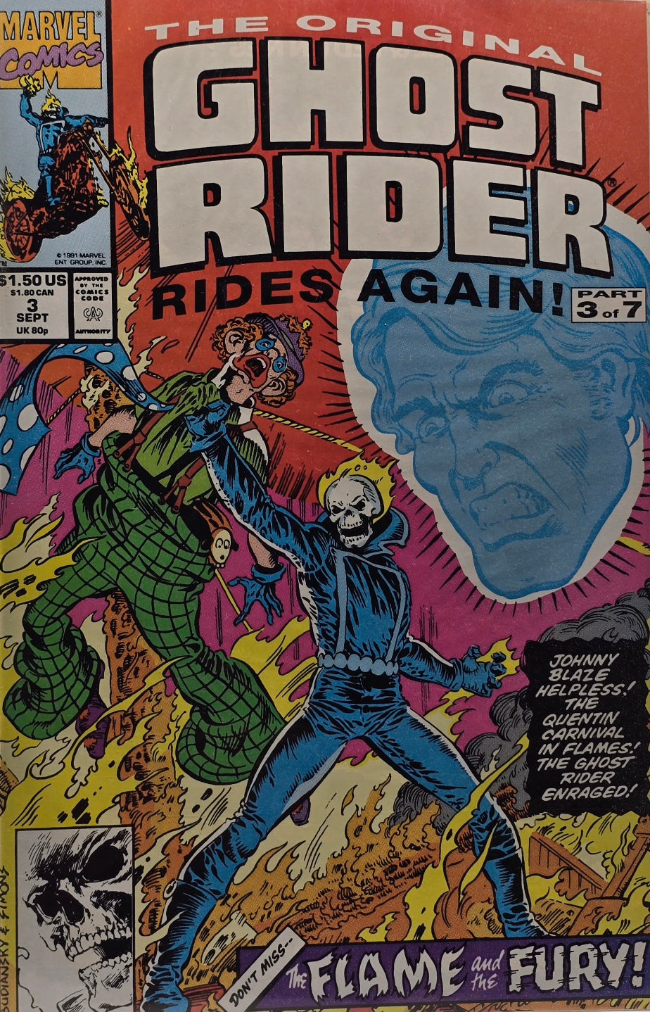 The Original Ghost Rider Rides Again #3 (September 1991)