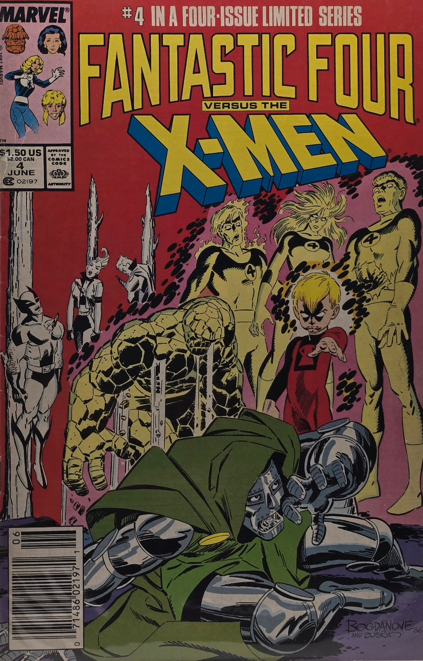 Fantastic Four vs. the X-Men #4 — 4-Issue Limited Series (Marvel Comics, June 1987)