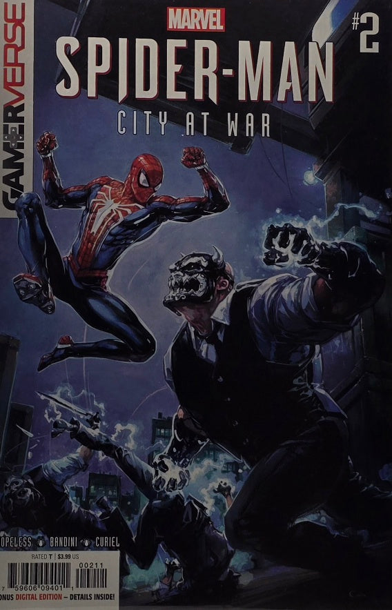 Marvel's Spider-Man: City at War #2 — Gamerverse (Hopeless / Bandini / Curiel — Marvel)