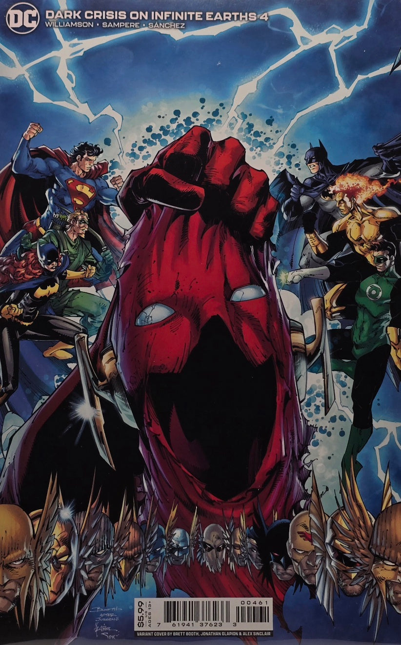 Dark Crisis on Infinite Earths #4 — Brett Booth Variant (Pariah / DC Heroes)