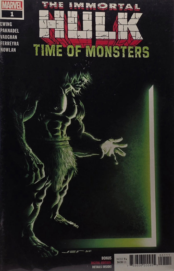 Immortal Hulk: Time of Monsters #1 — Ewing / Paknadel / Vaughan / Ferreyra / Nowlan (Marvel)