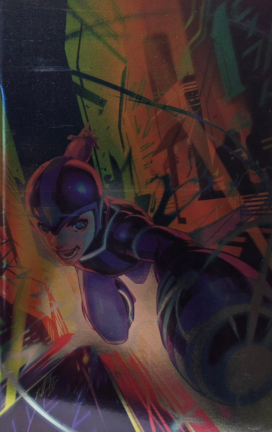 Huntress — Foil Virgin Variant Cover