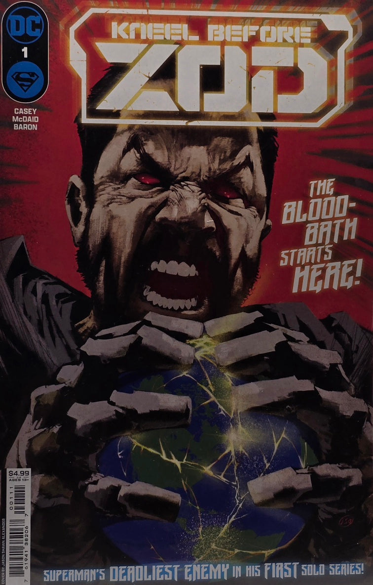 Kneel Before Zod #1 (Jason Shawn Alexander Variant Cover)