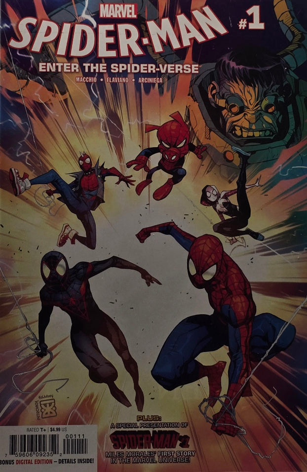 Spider-Man: Enter the Spider-Verse #1 — Macchio / Flaviano / Arciniega (Marvel)
